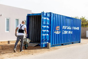 Container rental and storage
